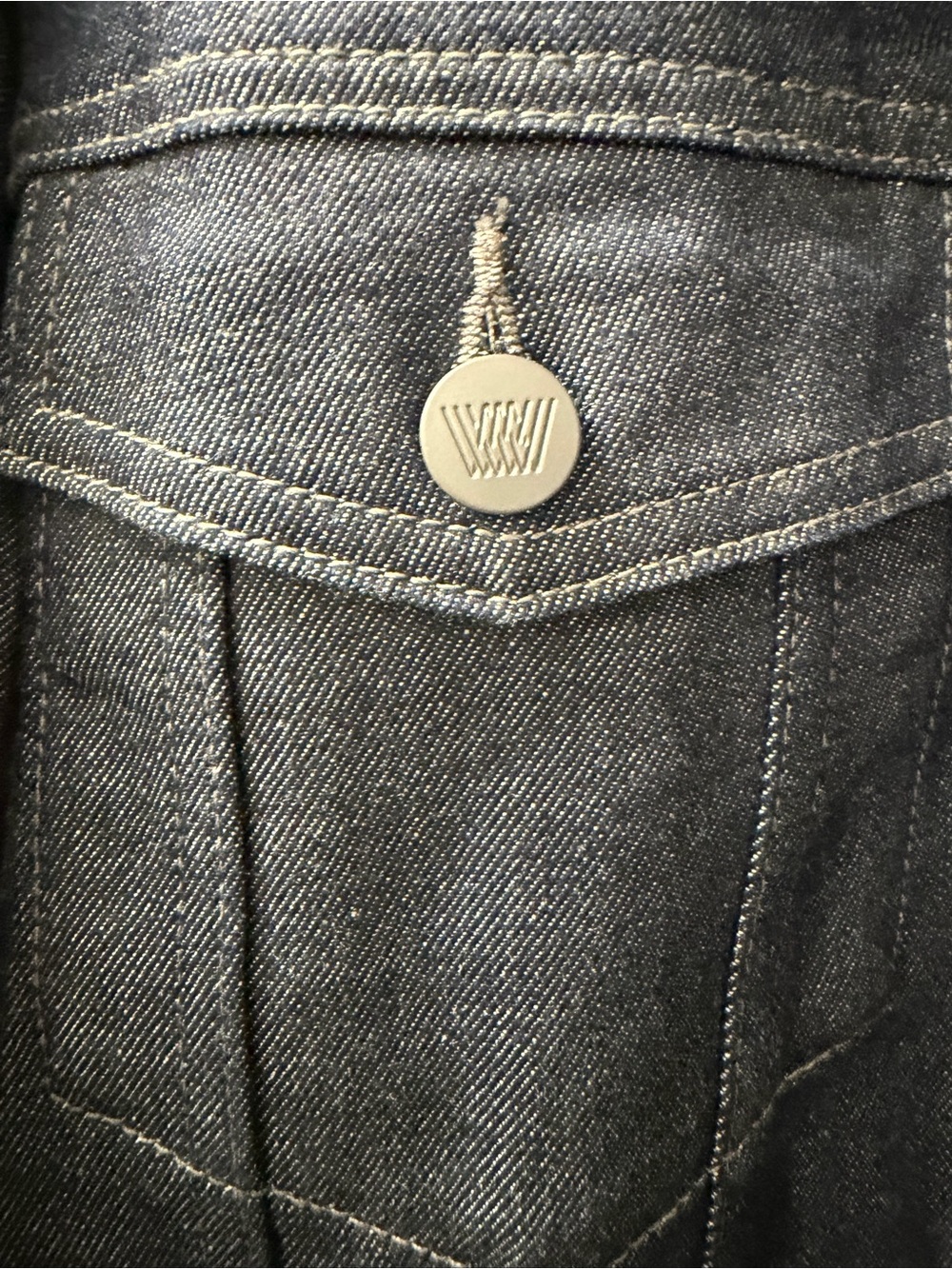 NWT Mack Weldon SILVER Denim Jacket Men’s Size Large - Picture 9 of 10